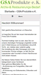 Mobile Screenshot of gsa-produkte.com